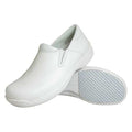 475, Women's Loafer Shoe, 7.5 Medium, Leather, 4 in Height, White