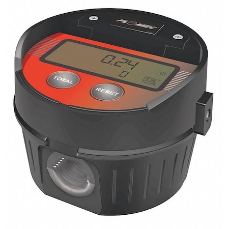 Flowmeter,Oval Gear,1/2"FNPT,1500 psi