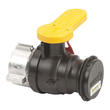 Manual 2-Way Ball Valve,Buttress,Polypro