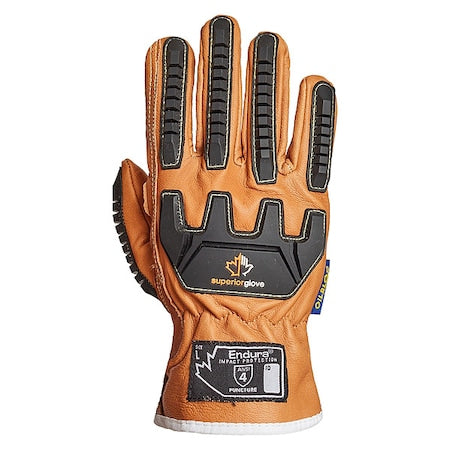 Leather Gloves,2XL,Goatskin,PR