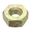 Jam Nut, 1-1/2"-12, Steel, Grade 5, Zinc Yellow, 7/8 in Ht