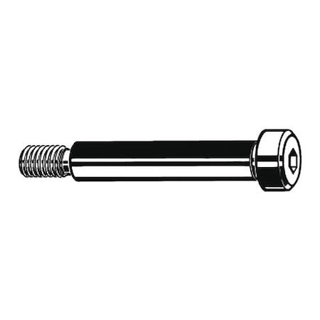 Precision Shoulder Screw, 3/8"-16 Thr Sz, 5/8 in Thr Lg, 1 in Shoulder Lg, 18-8 Stainless Steel