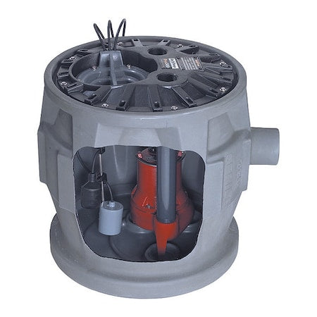 Simplex Sewage System, 0.75 hp, 115V AC