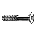 M3-0.50 Socket Head Cap Screw, Flat, Zinc Plated Steel, 8 mm Length, 100 PK