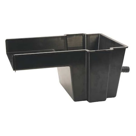 Waterfall Spillway, 33.3 gpm Max Flow Rate, For 800 gal capacity