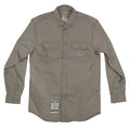 Men's Flame-Resistant Collared Shirt, 8.6 cal/sq cm, 2XL, 12% Nylon, 88% Cotton