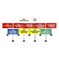 EOC Large Tabletop Flag Kit,11 Flags