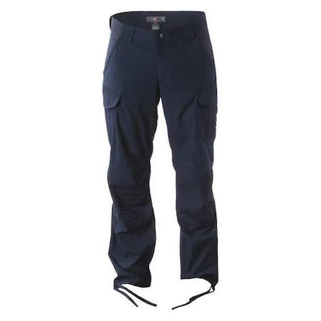 Men's Tactical Pants, 36 in, Navy, 80% Polyester/20% Cotton
