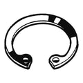 Internal Retaining Ring, Steel, Plain Finish, 63 mm Bore Dia., 10 PK