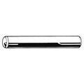 Press Fit Dowel Pin, 3 mm Nominal Dia, 51 mm L, Steel, 100 PK