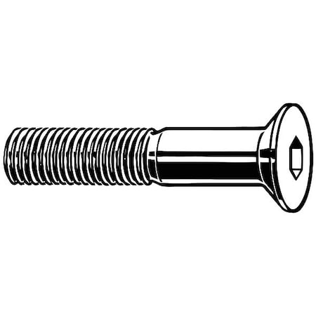 M3-0.50 Socket Head Cap Screw, Flat, Black Oxide Steel, 30 mm Length, 100 PK