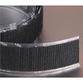 Reclosable Fastener, Acrylic Adhesive, 75 ft, 1-1/2 in W, Black