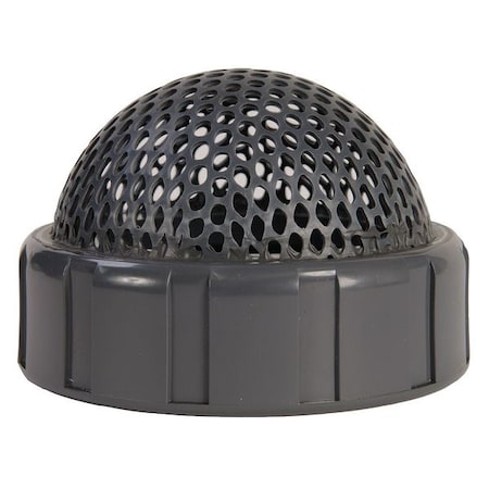 Foot Valve Screen, Ball Check, 3", PVC
