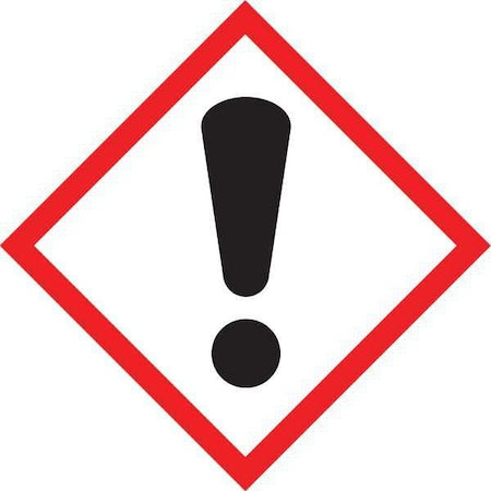 Label,Exclamation,1x1 In,Poly,250 Roll