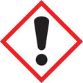 Label, Exclamation, 2x2In, CtdPaper, 500Roll