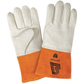 Cut Resistant Welding Gloves, Gauntlet Cuff, Wing Thumb, Premium Cowhide, XL, 1 PR