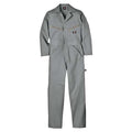 4877 Long Sleeve Coveralls, Cotton, 8.75 oz Fabric Weight, 31 in Inseam, Gray, 3XL