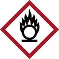 GHS Label, 1 in H, 1 in W, Vinyl, PK16