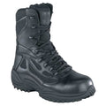 Rapid Response, Men's Tactical Boots, Composite Toe M, Nylon, Leather, 8 in Height, Black