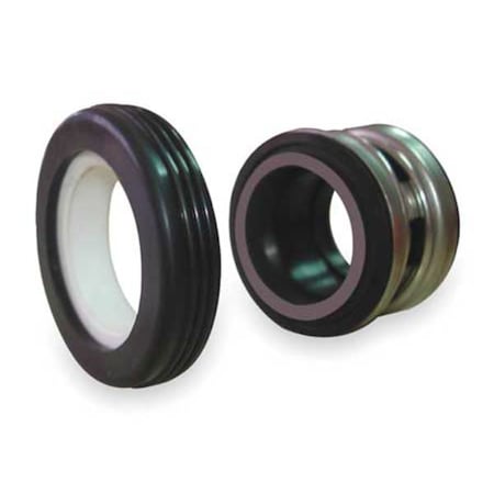 Shaft Seal,7/8 In, Buna, Carbon, Ceramic