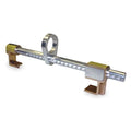 Sliding Beam Anchor, 14 in Length, 400 lb Weigth Capacity, Aluminum, Bronze Anchor
