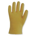 Coated Gloves, PVC, Textured, Full, 3 Abrasion Level, Yellow, M (9) 1 PR