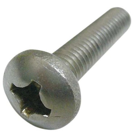 5/16"-18 x 1/2 in Phillips Pan Machine Screw, Plain 18-8 Stainless Steel, 25 PK