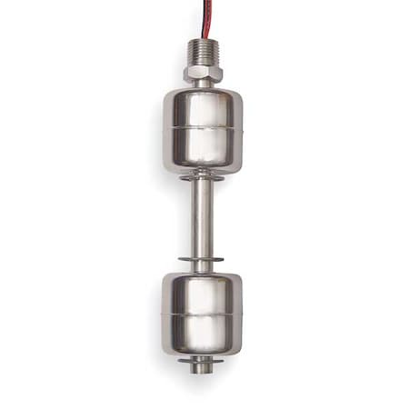 SPST Multi-level Liquid Level Switch Open On Rise 240VAC 200 psi