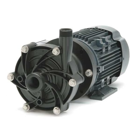 1/2 HP PVDF Magnetic Drive Pump 115/208-230V 1" FNPT