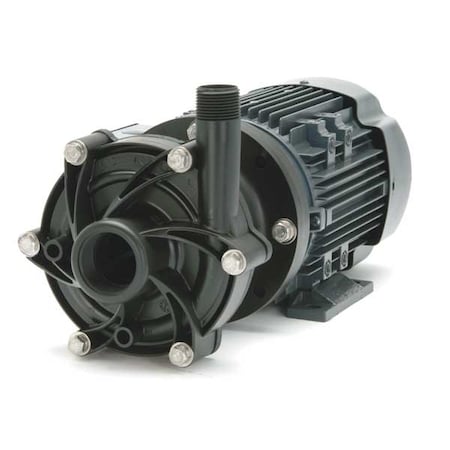 3/4 HP PVDF Magnetic Drive Pump 208-230/460V 1-1/2" FNPT