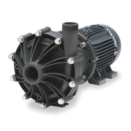 10 HP PVDF Magnetic Drive Pump 208-230/460V 2" FNPT