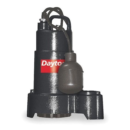 1/2 HP 1-1/2" F Submersible Sump Pump 120V AC Tether