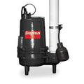 1/2 HP 2" Auto Submersible Sewage Pump 230V Tether