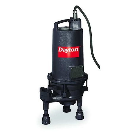 Grinder Pump, 20 ft, Three, 460V AC