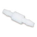 1/8" Barb White Nylon Ball Cone Spring Check Valve