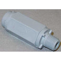 1/4" FPT x MPT Gray PVC Ball Cone Spring Check Valve
