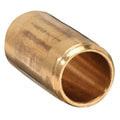 1" MNPT x 2 ft TBE Red Brass Pipe Sch 40