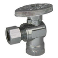 Water Supply Stop,Brass,1/4-Turn,3/8"