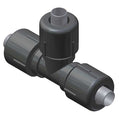 Tee, Nylon, Comp 1/2", Comp 1/2", Comp