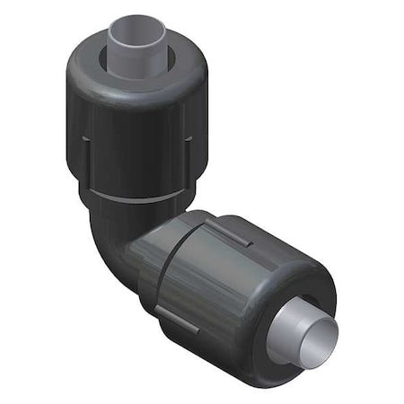 Elbow, Nylon, Comp. 5/8 in, Comp. 3/4 in