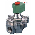 Solenoid Valve, 2-Way, 2-Position, Normally Open, 1-1/4 in Pipe Size, 120V AC, High Flow, Aluminum