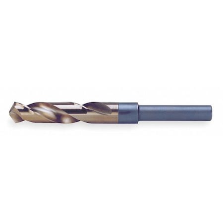 118 Degree Silver & Deming Drill with 1/2 Reduced Shank Chicago-Latrobe 190C Straw HSS-CO RHS/RHC 1-1/4