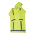 Hi-Vis Rain Jacket, PVC, Class 3 Green, L