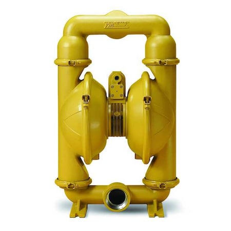 Double Diaphragm Pump, Aluminum, Air Operated, Buna-N, 230 gpm GPM 180 Degrees F