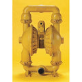 Double Diaphragm Pump, Aluminum, Air Operated, Buna-N, 155 gpm GPM 180 Degrees F