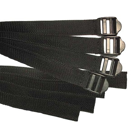 Unisex Replacement Strap, Nylon, 20" Length, Black, 24 in L x 1 in W