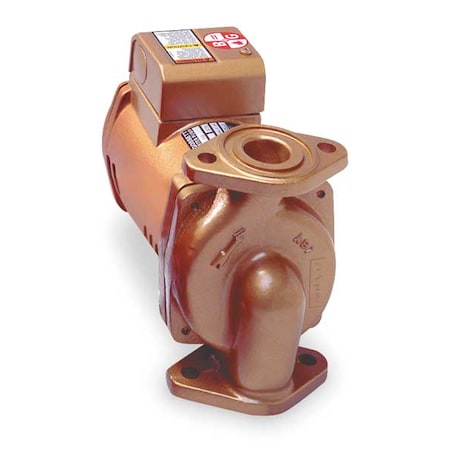 Portable Water Circulating Pump, 1/6 hp, 115V, 1 Phase, Flange Connection,37 ft Max Head