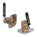 Flange,Brass/Steel,Sweat,11/4in,PK2