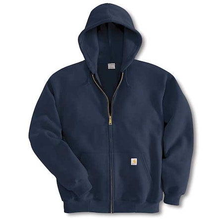 Hooded Sweatshirt,Navy,Cotton/PET,3XL