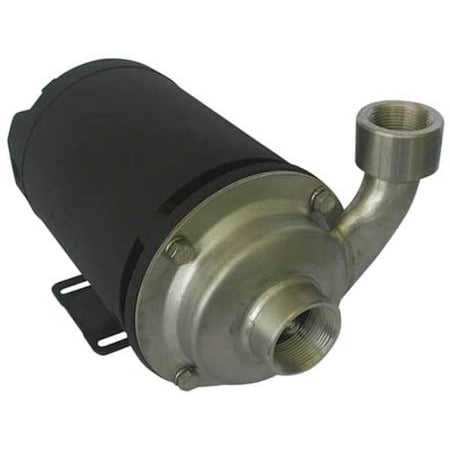 CentrfPmp,1-1/2hp,SS, 1-1/4"